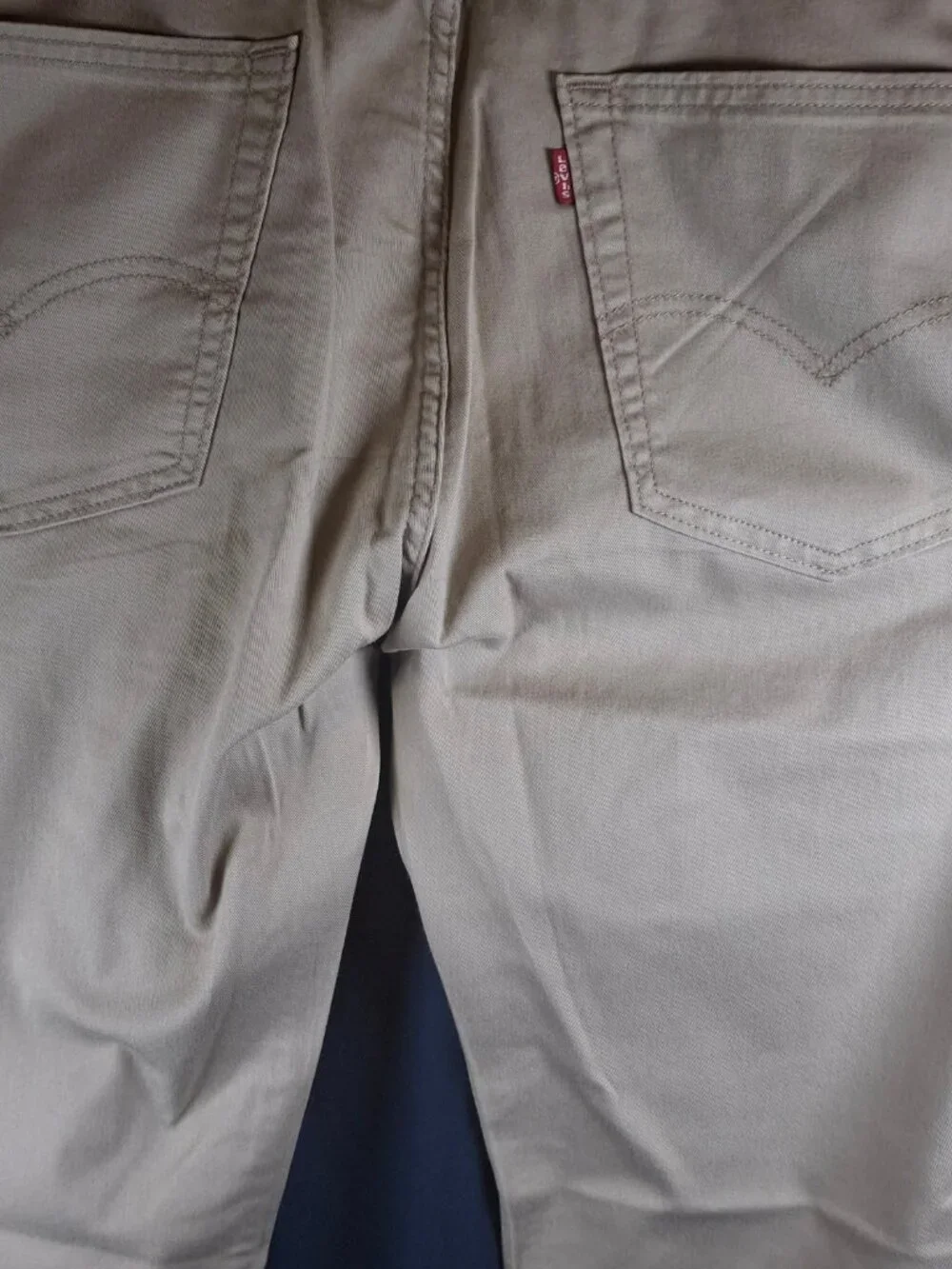 Levi's 505 Regular Men's Jeans 36x30 Khaki Straight Leg Stretch